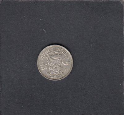 Beschrijving: 1/10 Gulden 